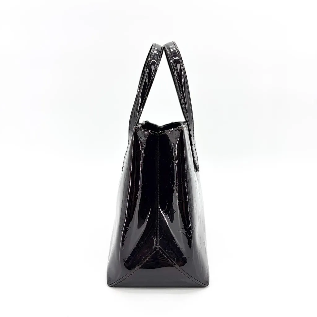 Louis Vuitton Monogram Vernis Wilshire PM Amarante MultiColor Leather Good - Inside View