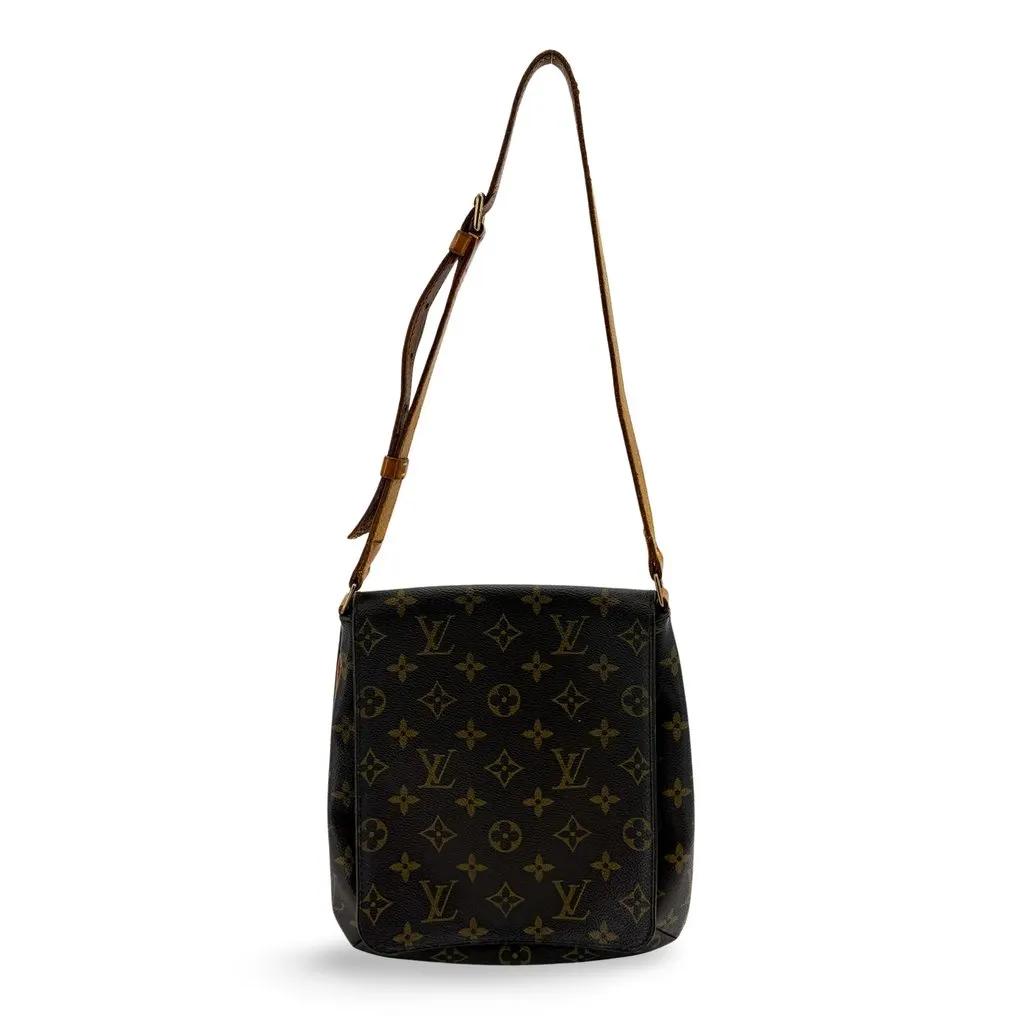 Louis Vuitton Monogram Musette Salsa Long Shoulder Bag Brown MultiColor Canvas Good - Front View