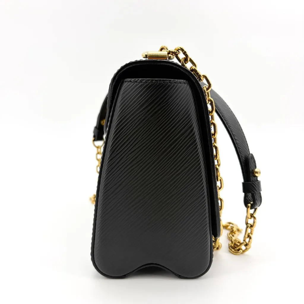 Louis Vuitton Twist MM Epi Noir Gold MultiColor Leather Very good - Box View