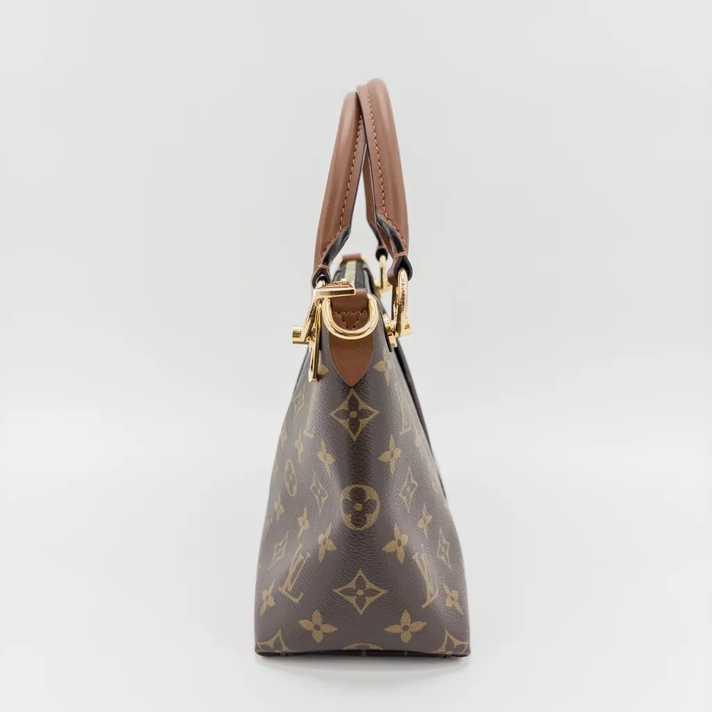 Louis Vuitton V Tote BB Monogram Noir MultiColor Canvas Good - Model View