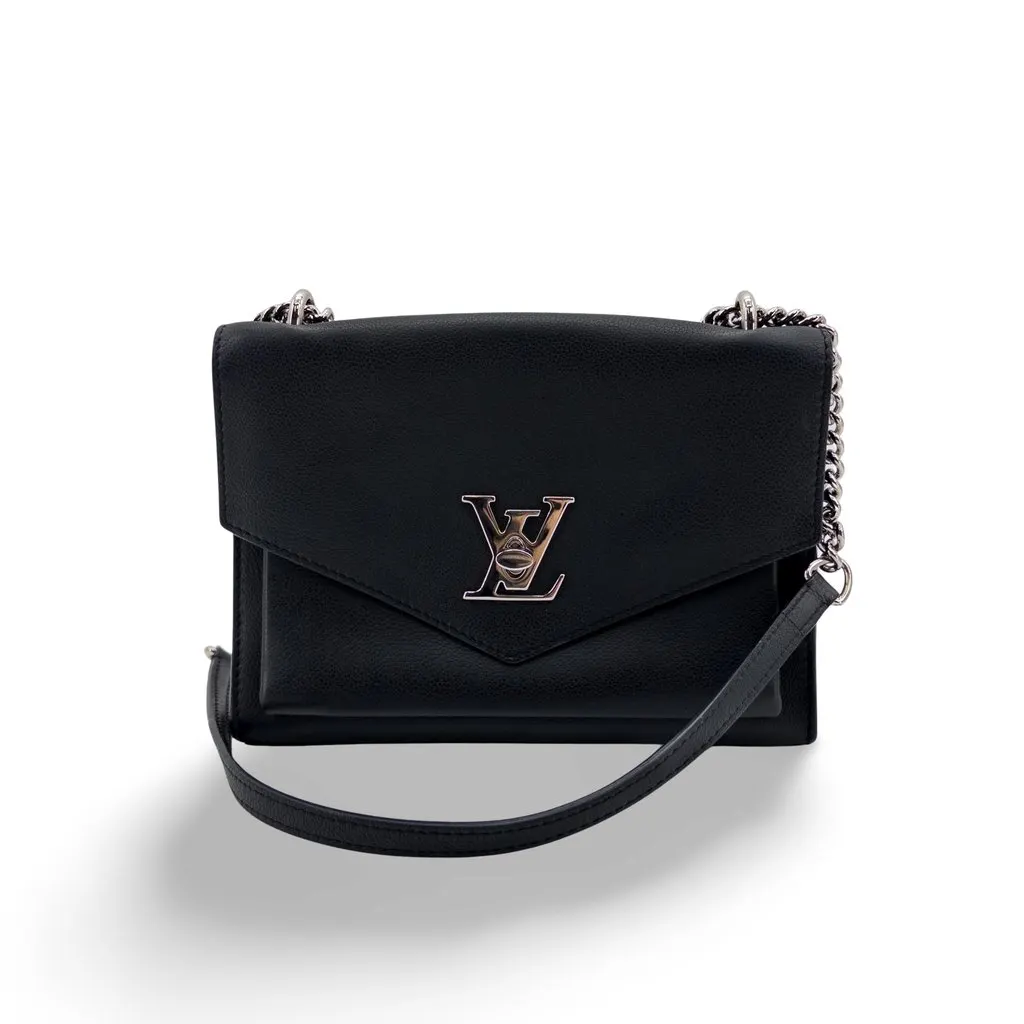 Louis Vuitton My Lock Me Chain Bag Black MultiColor Leather Very good - Front View