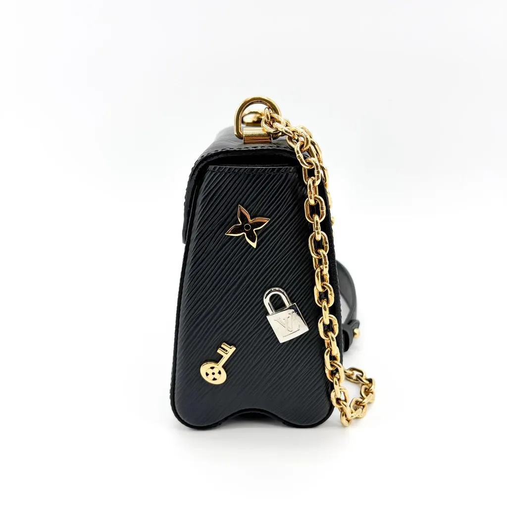 Louis Vuitton Twist MM Love Rock Effie Black Black Leather Very good - Model View