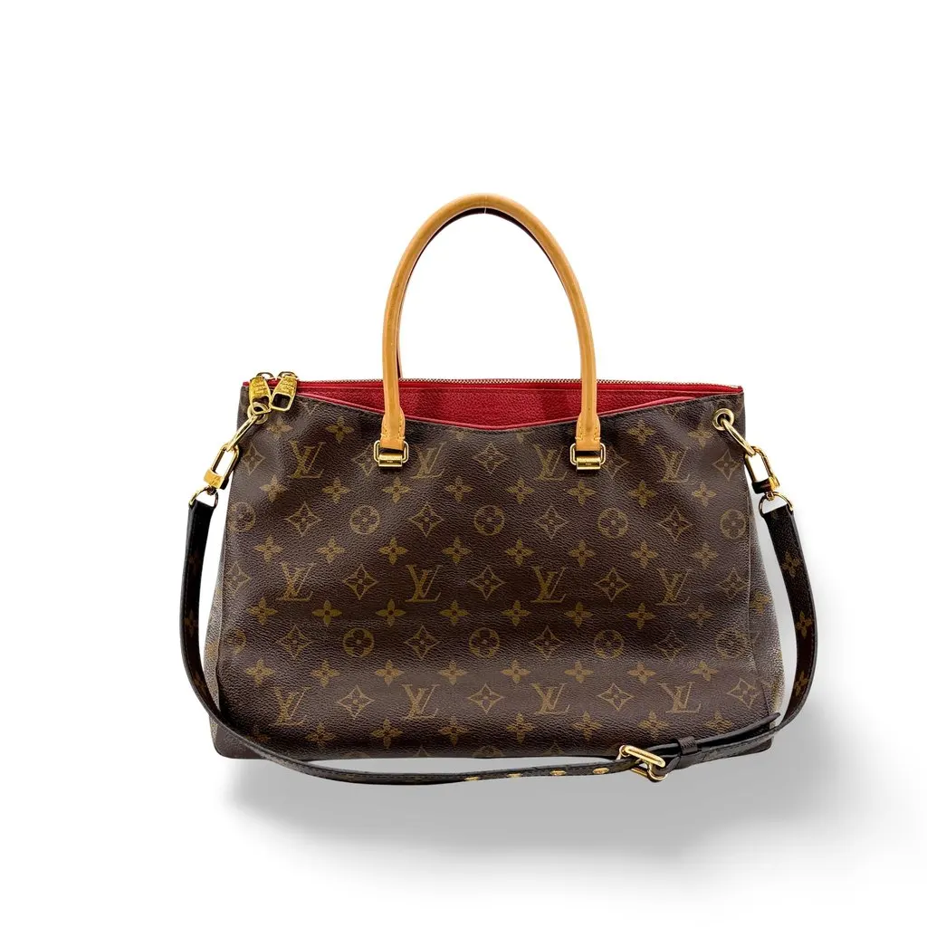 Louis Vuitton Monogram Palace MM Series Brown Canvas Fair - Front View