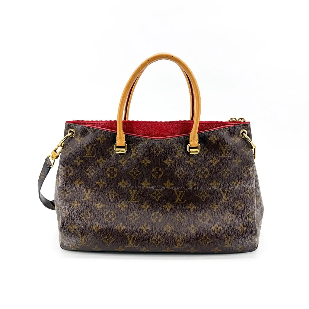 Louis Vuitton Monogram Palace MM Series Brown Canvas Fair - Back View