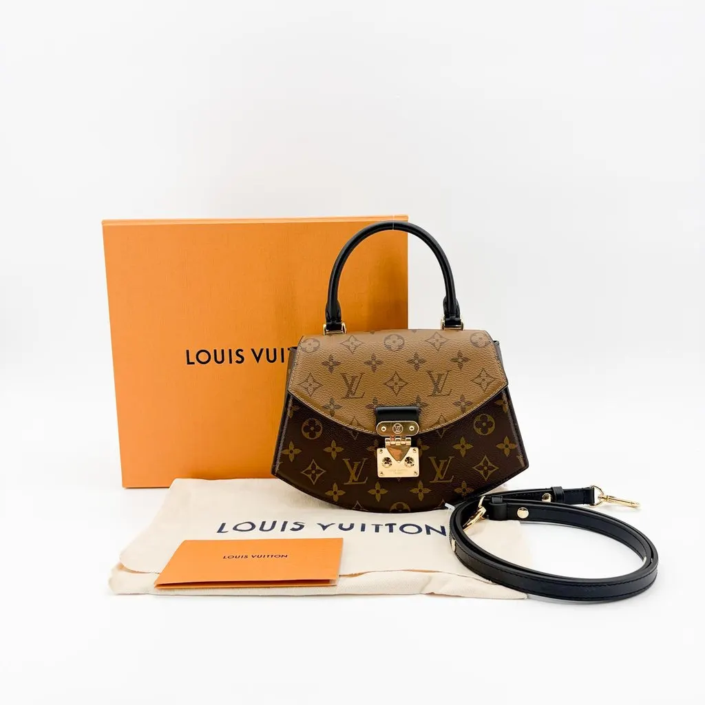 Louis Vuitton Tilsheet Monogram Black Canvas Very good - Back View
