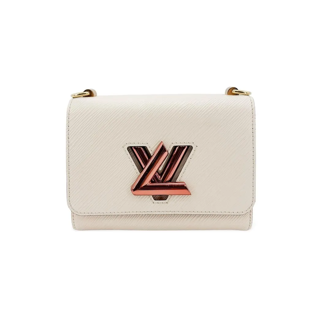 Louis Vuitton Twist MM Epi Ivory Rose Gold MultiColor Leather Very good - Front View