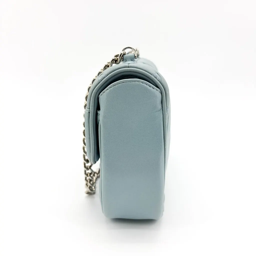 Louis Vuitton Monogram Quilted Marceau Sky Blue Silver Hardware Silver Leather Good - Model View