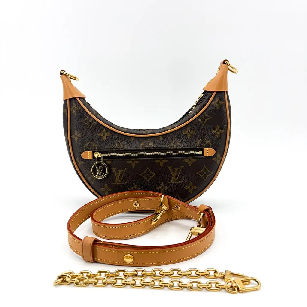 Louis Vuitton Loopback Monogram Beige Canvas Very good - Back View