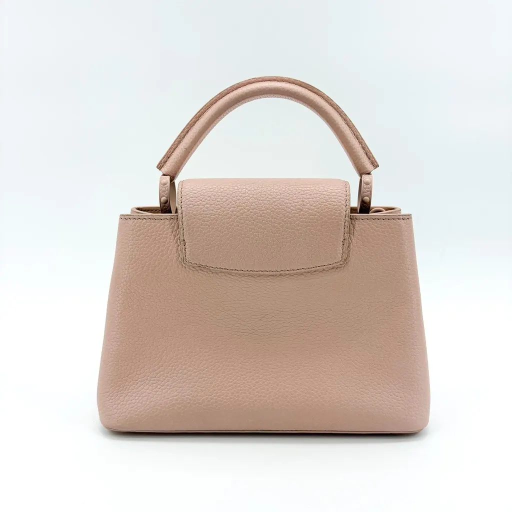 Louis Vuitton Capucines Mini Torrillon Rose Pondicher Beige Leather Very good - Inside View
