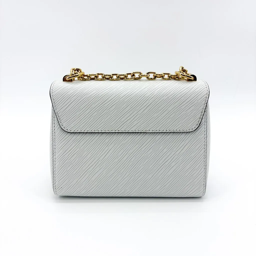 Louis Vuitton Twist MM Epi White Gold Hardware Gold Leather Very good - Inside View