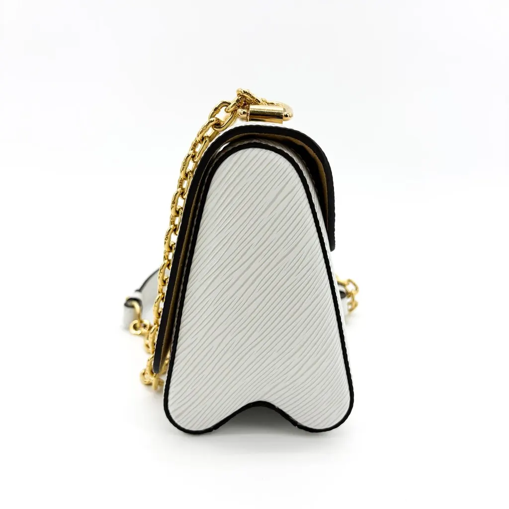 Louis Vuitton Twist MM Epi White Gold Hardware Gold Leather Very good - Model View