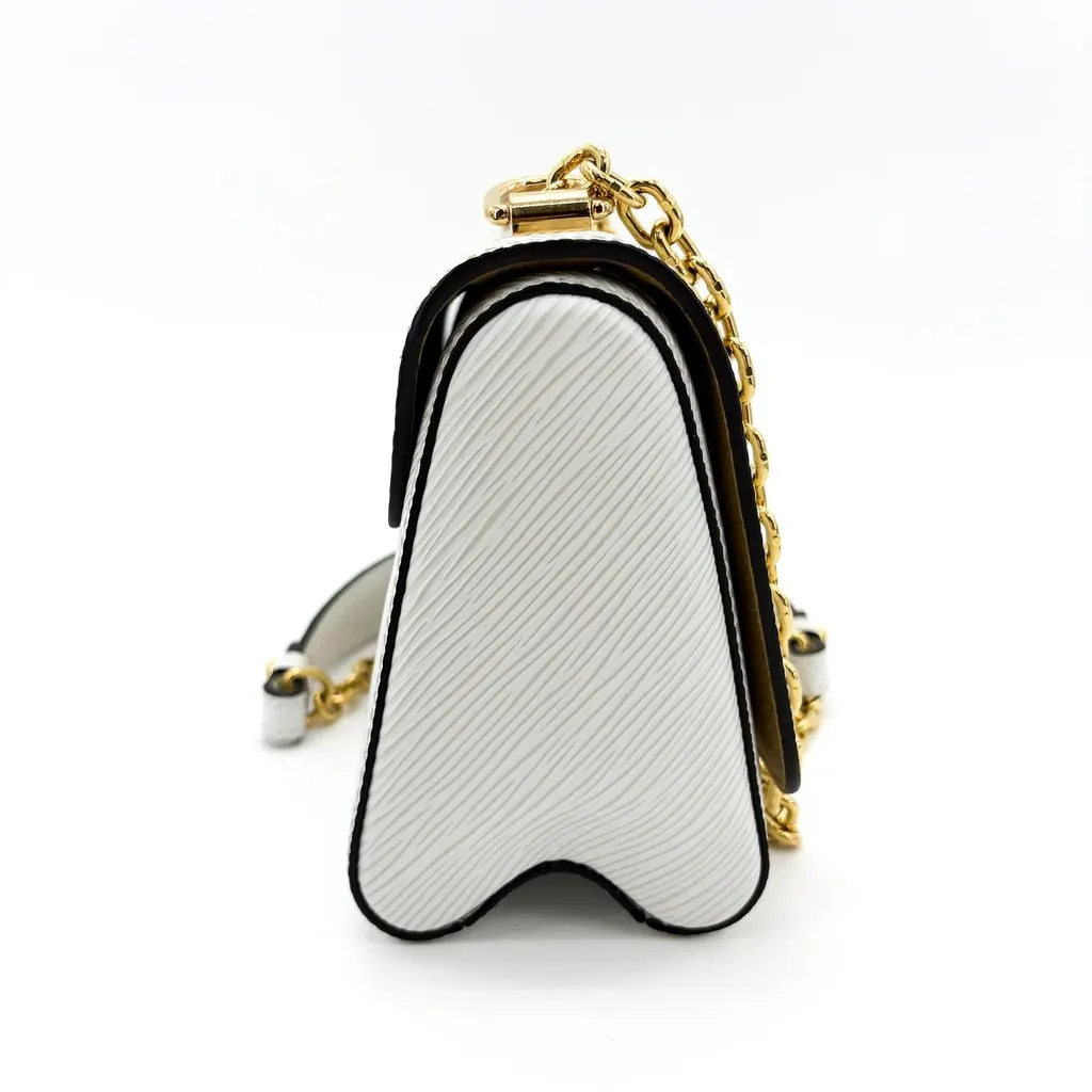 Louis Vuitton Twist MM Epi White Gold Hardware Gold Leather Very good - Box View