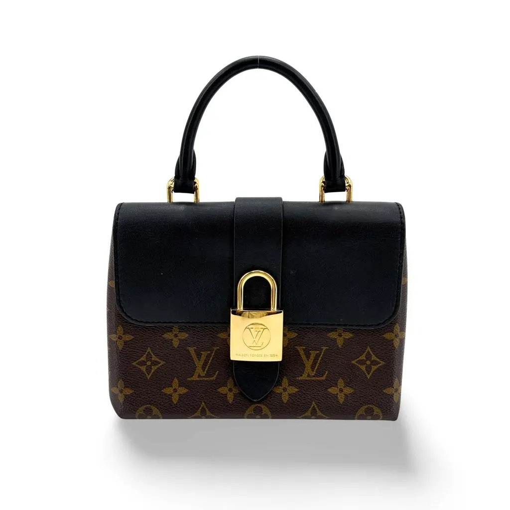 Louis Vuitton Rocky BB Monogram Noir Black Canvas Very good - Front View