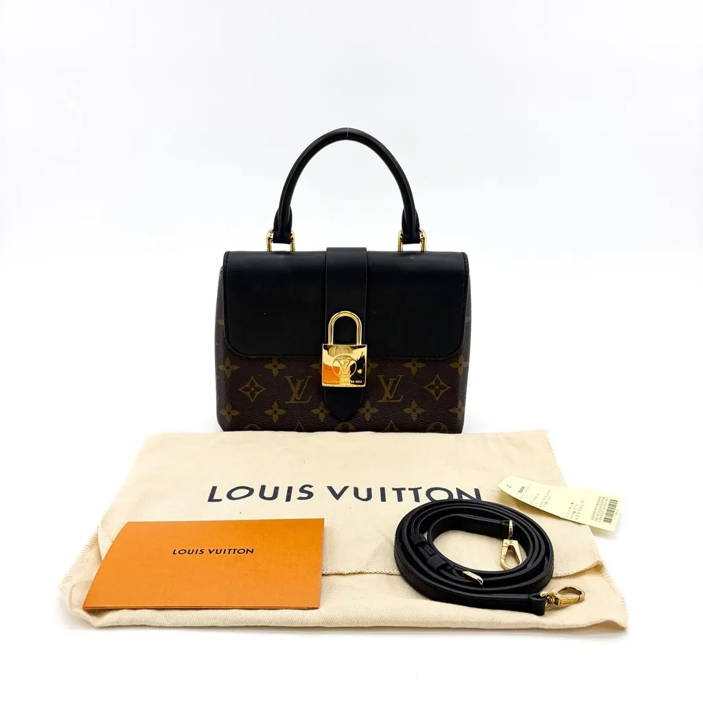 Louis Vuitton Rocky BB Monogram Noir Black Canvas Very good - Back View