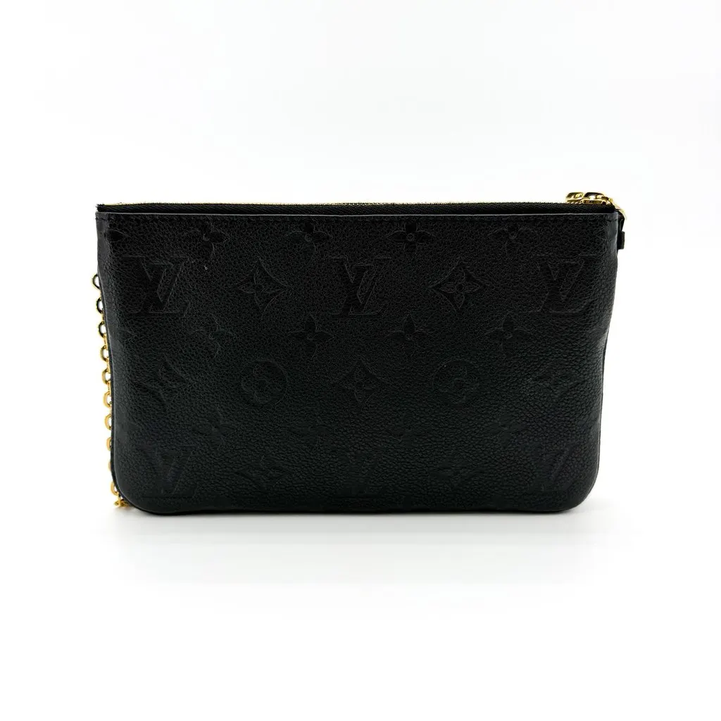 Louis Vuitton Easy Pouch on Strap Monogram Empreinte Noir Black Leather Very good - Back View