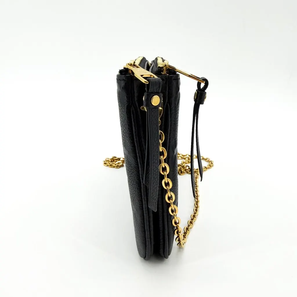Louis Vuitton Easy Pouch on Strap Monogram Empreinte Noir Black Leather Very good - Model View