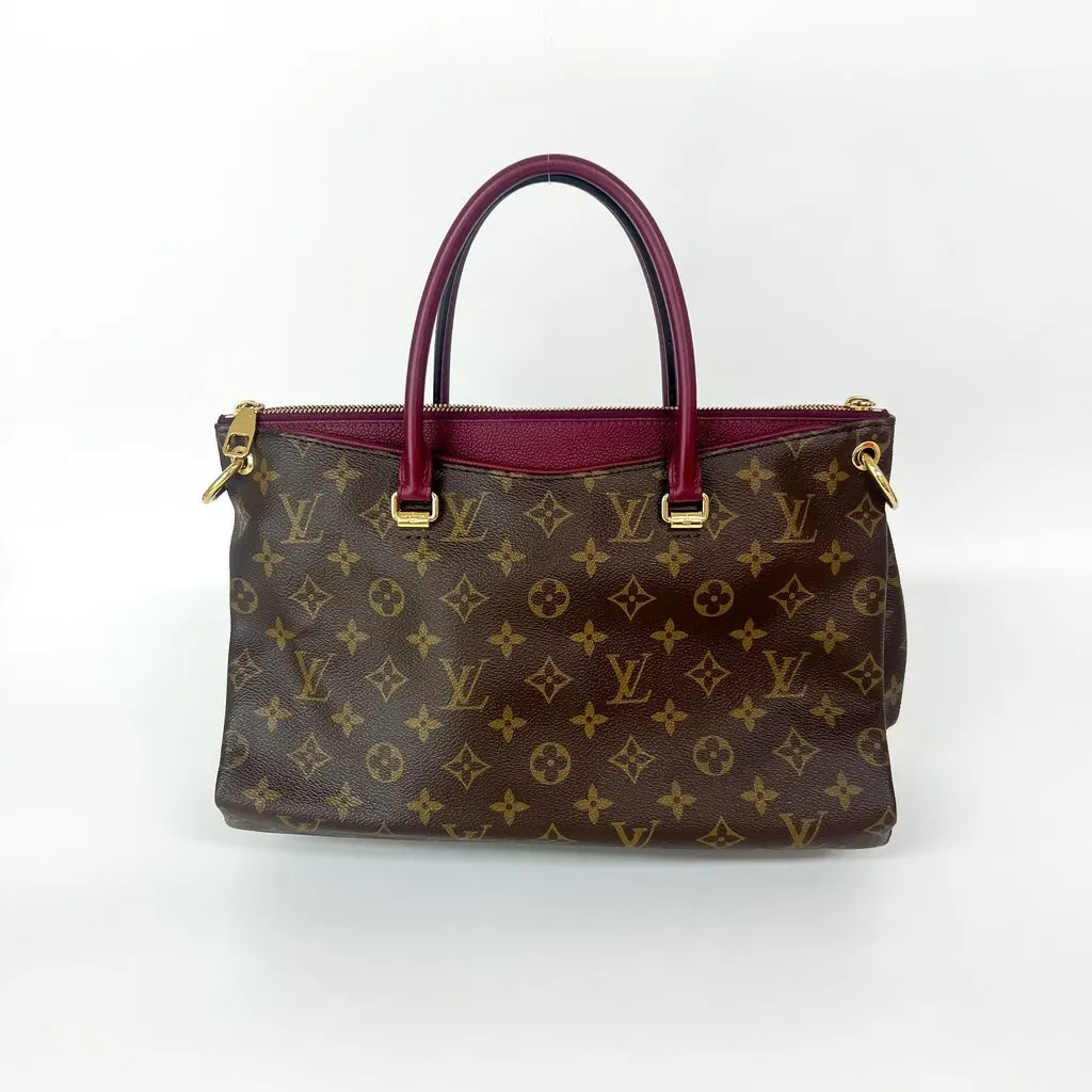 Louis Vuitton Monogram Palace MM Aurore Brown Canvas Good - Inside View