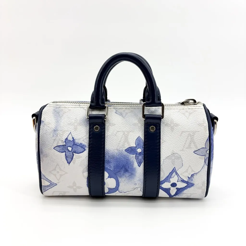 Louis Vuitton Keepall XS Monogram Watercolor Blue Blue Canvas Very good - Inside View