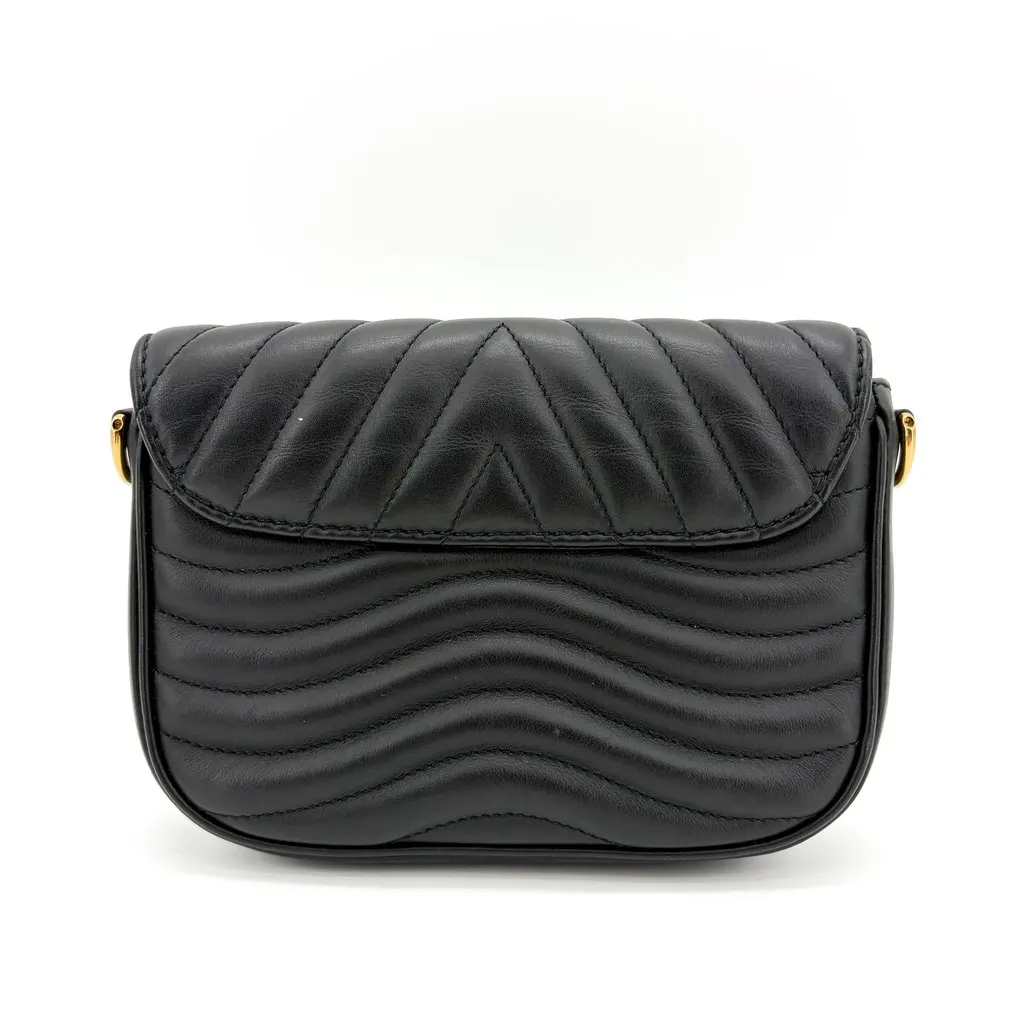Louis Vuitton New Wave Multi Pochette Black Black Leather Very good - Inside View