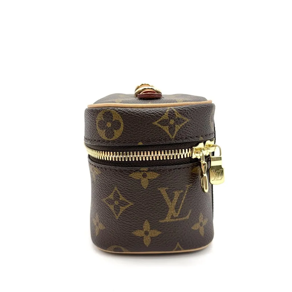 Louis Vuitton Nice Nano Monogram Beige Canvas Very good - Model View