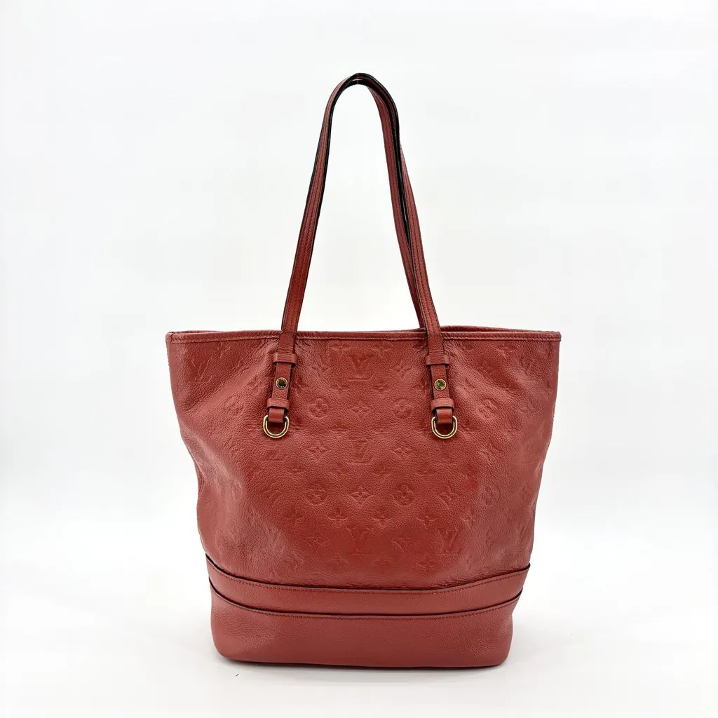 Louis Vuitton Citadine PM Red Red Leather Good - Back View