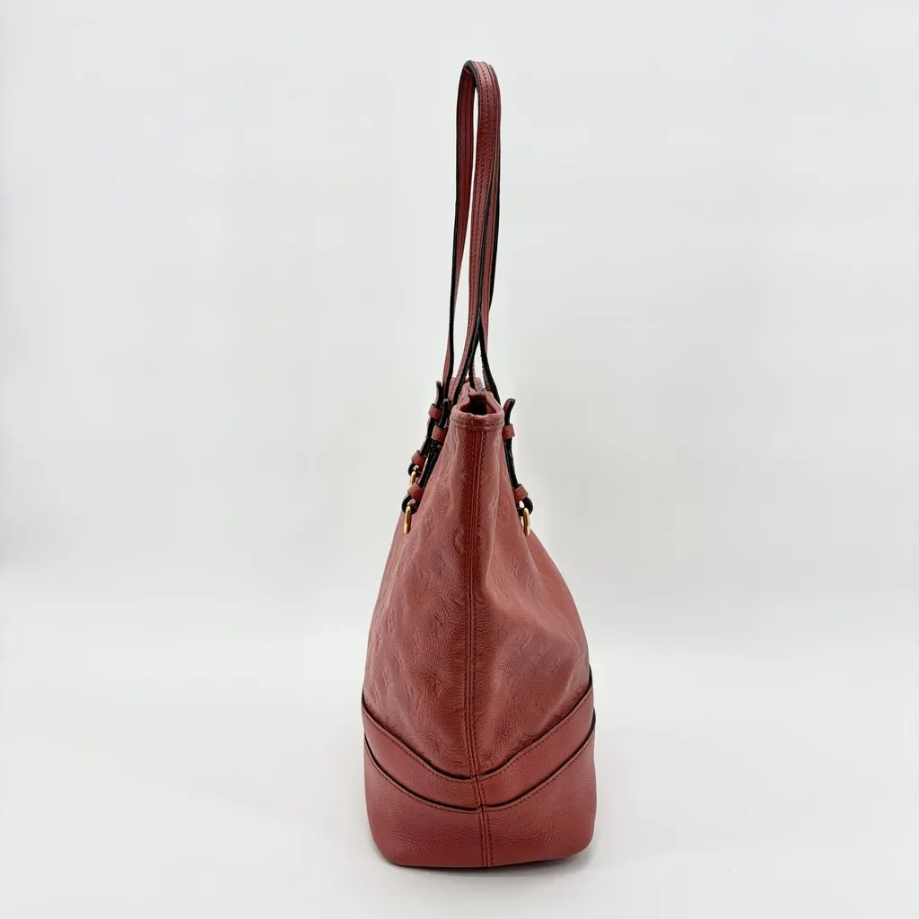 Louis Vuitton Citadine PM Red Red Leather Good - Model View