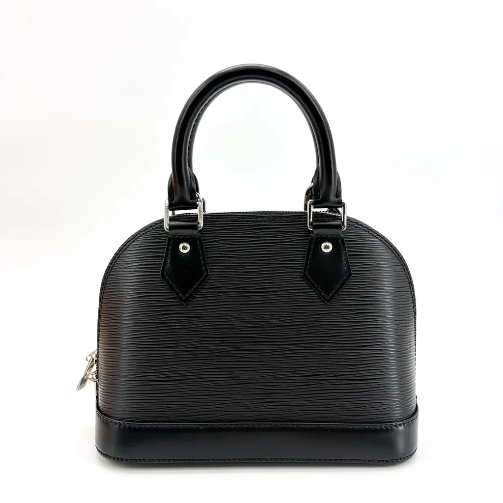 Louis Vuitton Alma BB Effie Black Black Leather Very good - Inside View