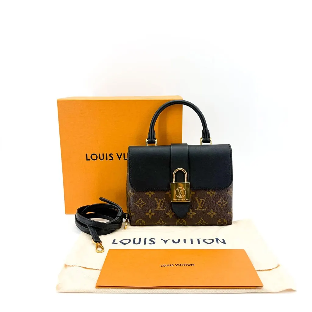 Louis Vuitton Rocky BB Monogram Noir Black Canvas Very good - Back View