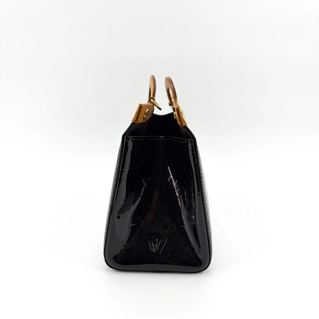 Louis Vuitton Monogram Vernis Roxbury Drive Amalante Brown Leather Good - Model View