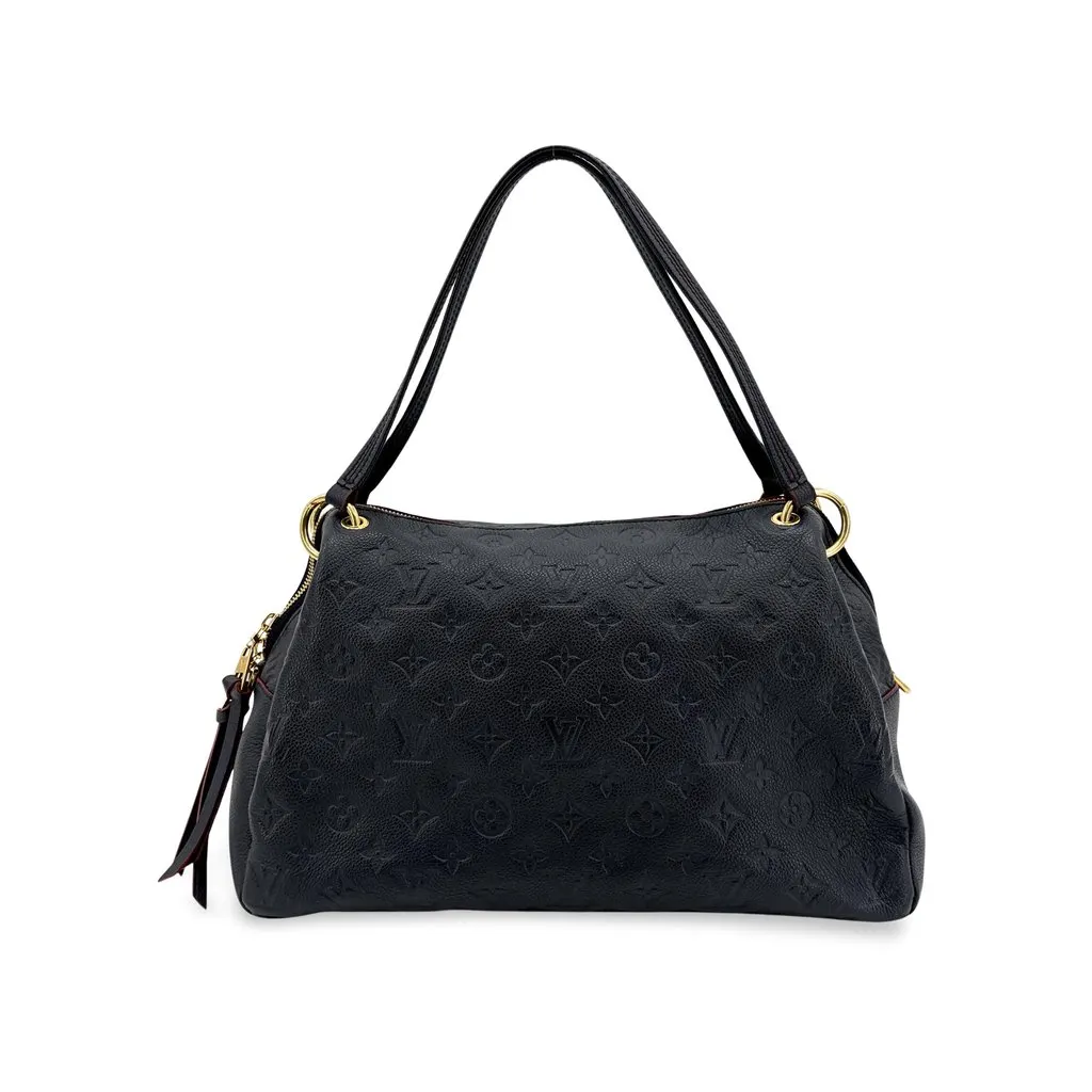 Louis Vuitton Monogram Empreinte Sully PM Marine Rouge Navy Leather Very good - Front View