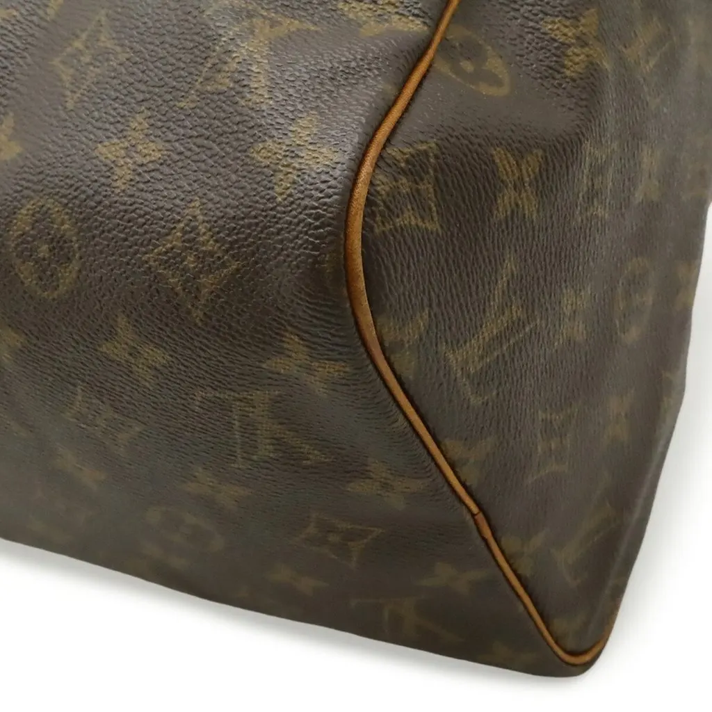 Louis Vuitton Monogram Speedy 30 Handbag M41526 Brown Canvas Good - Model View