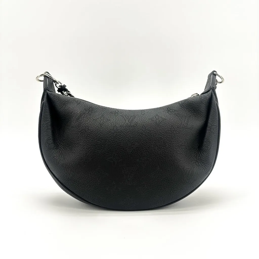 Louis Vuitton Loop Mahina Black Black Leather Very good - Inside View