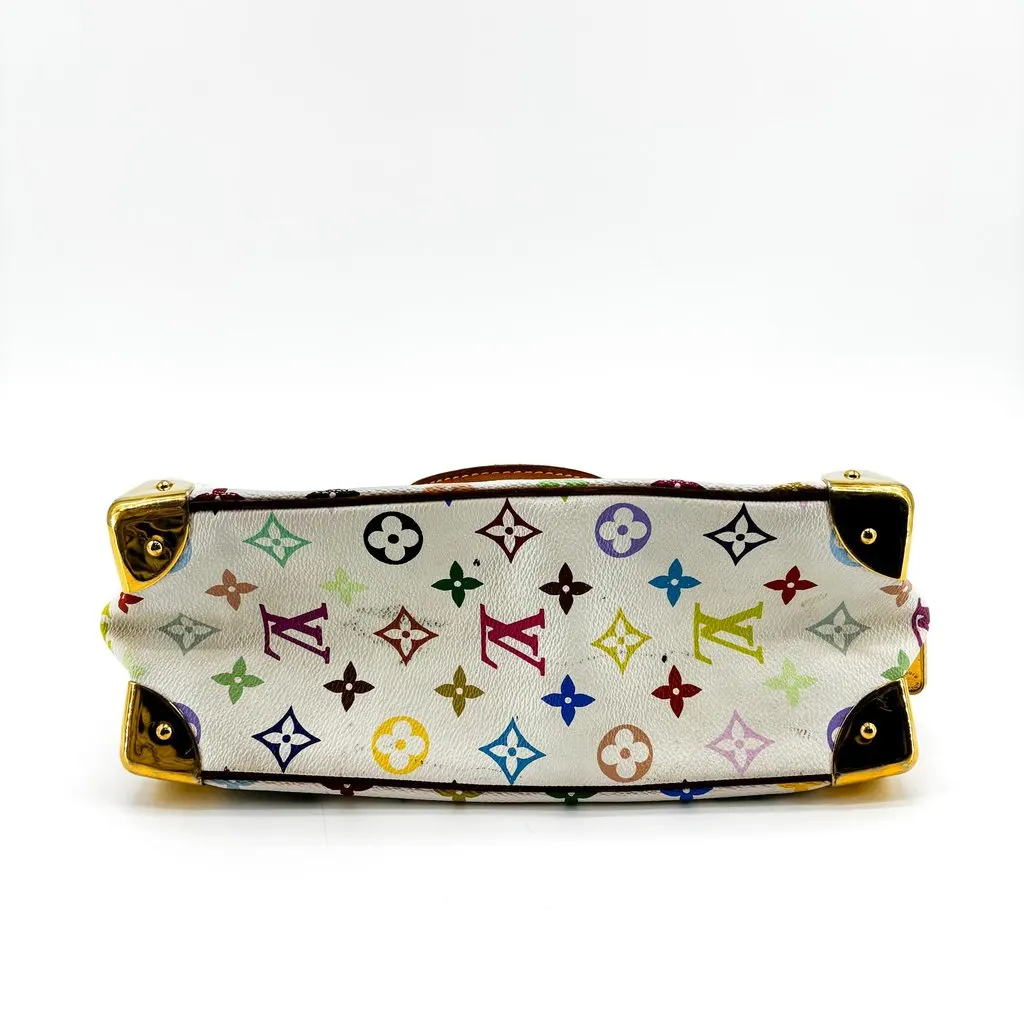 Louis Vuitton Monogram Multicolore Trouville White Brown Canvas Good - Box View