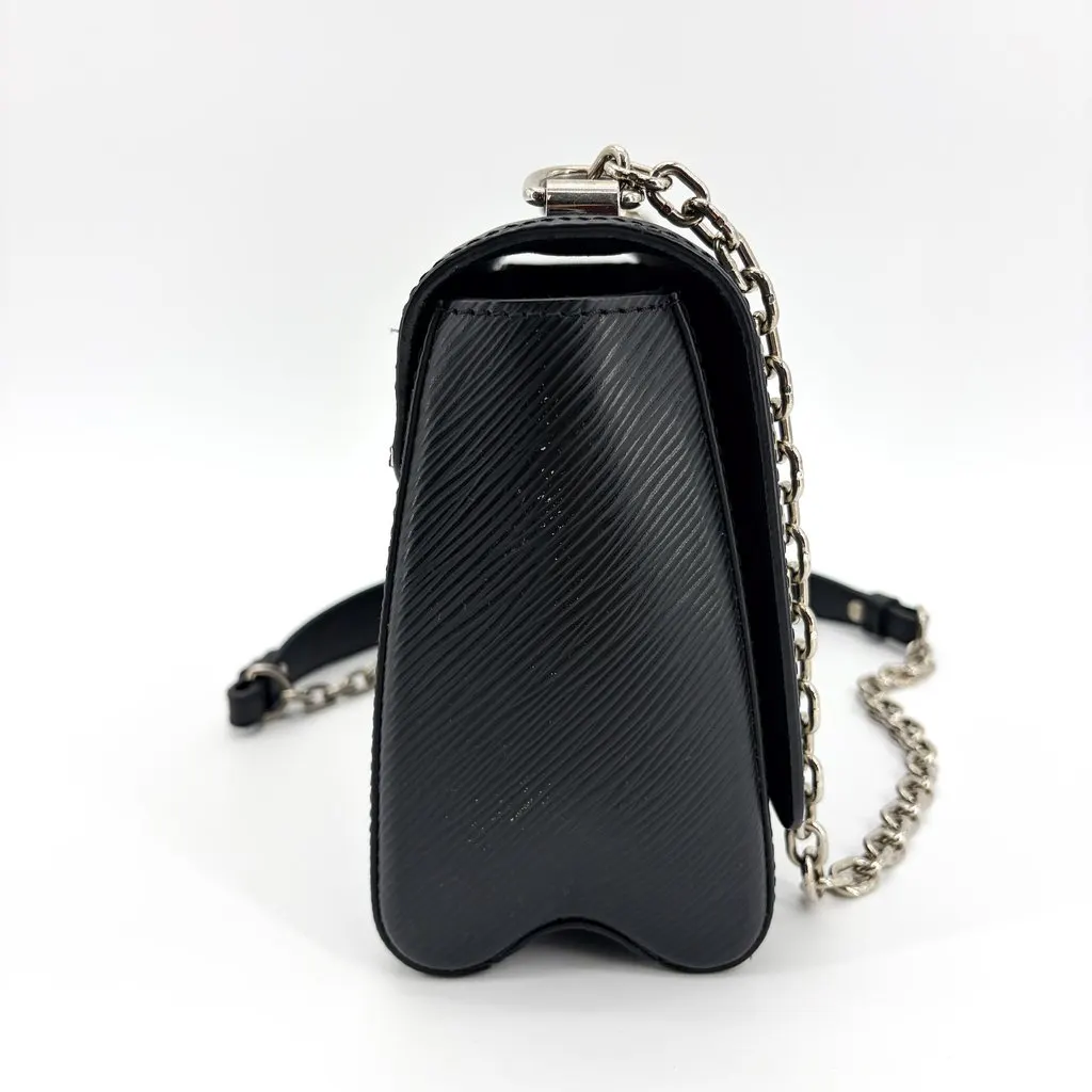 Louis Vuitton Epi Twist MM Black Silver Hardware Black Leather Very good - Box View