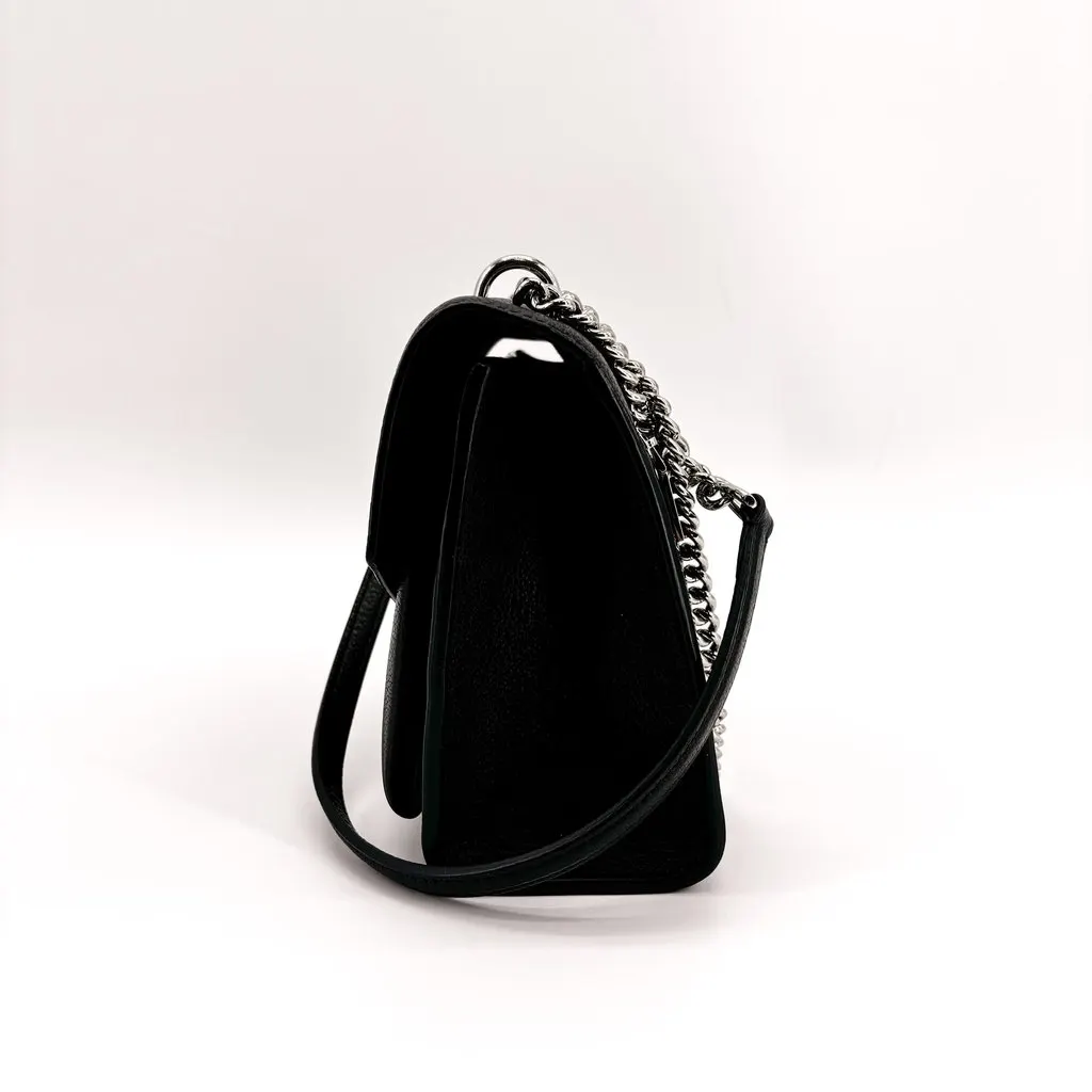 Louis Vuitton Lockme II BB Black Silver Hardware Black Leather Very good - Box View
