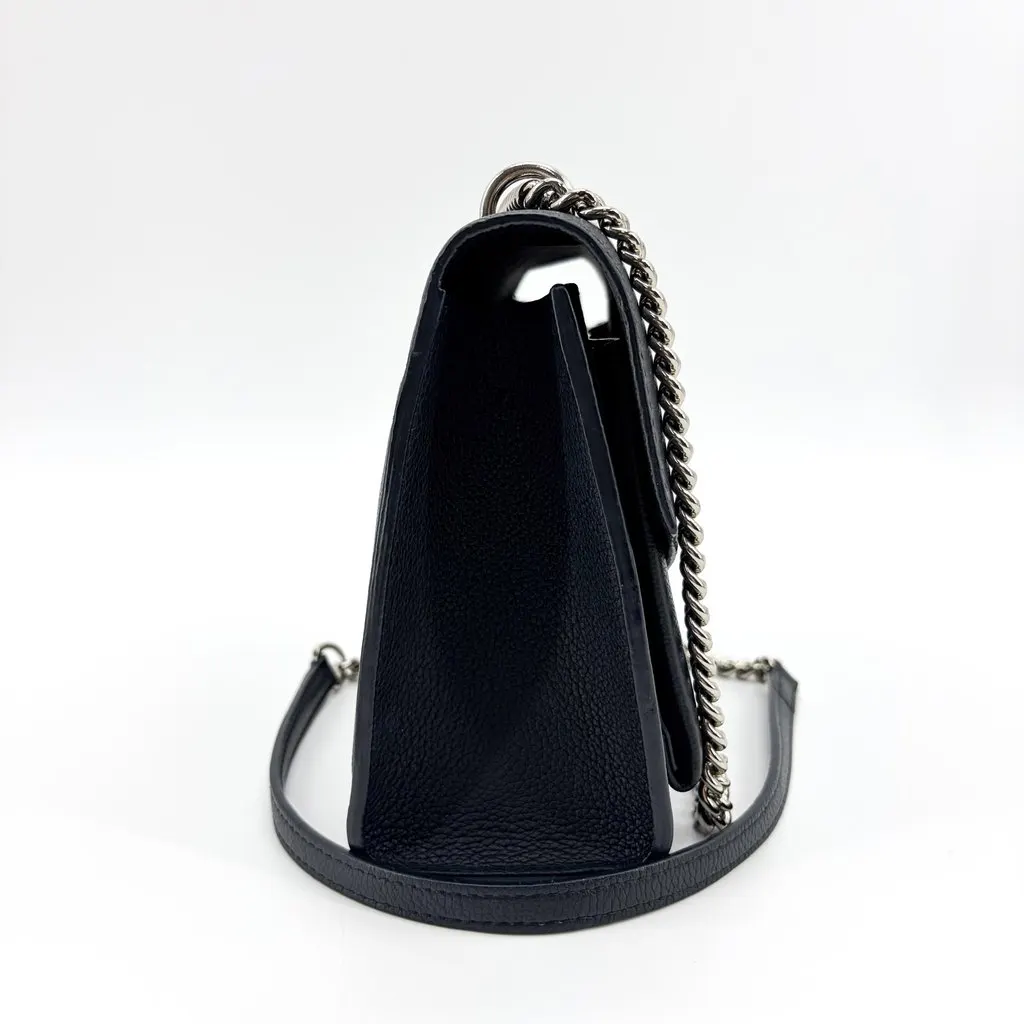 Louis Vuitton My Lockme Chain Shoulder Bag Black Silver Hardware Black Leather Good - Box View