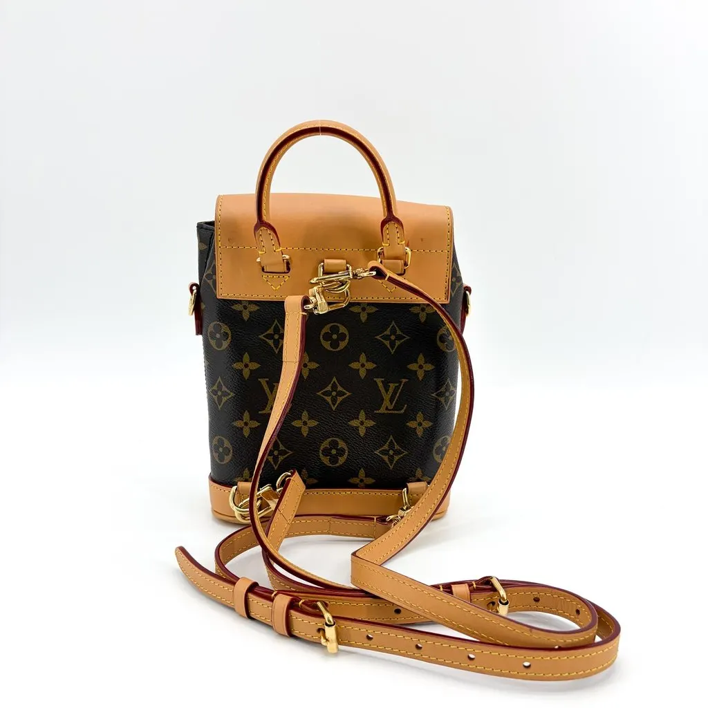Louis Vuitton Monogram Bel Air 2way Bag Beige Canvas Good - Inside View