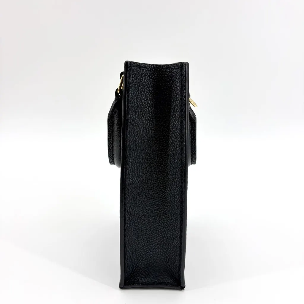 Louis Vuitton Petit Sac Plat Monogram Empreinte Black Black Leather Very good - Box View