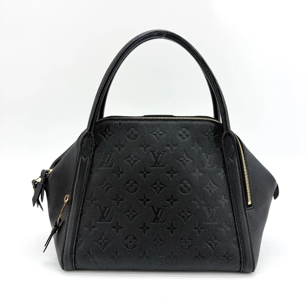 Louis Vuitton Pont Neuf MM Monogram Empreinte Noir Black Leather Good - Inside View
