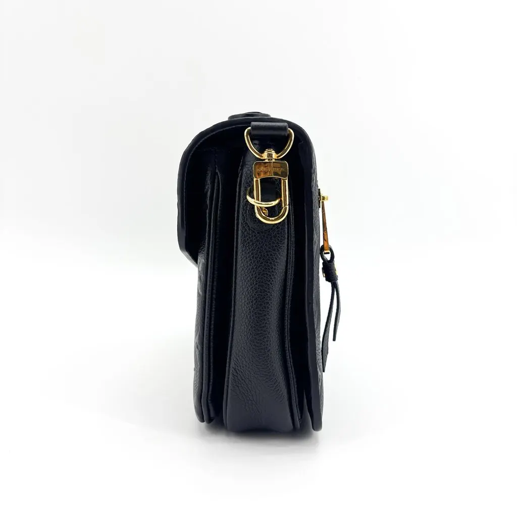 Louis Vuitton Pochette Metis Monogram Empreinte Noir Black Leather Very good - Model View