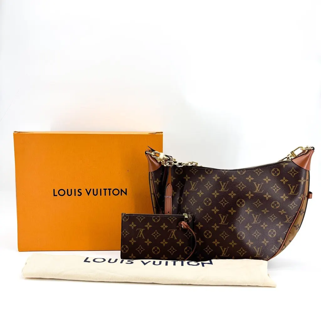 Louis Vuitton Loop GM Monogram Reverse Beige Canvas Good - Back View