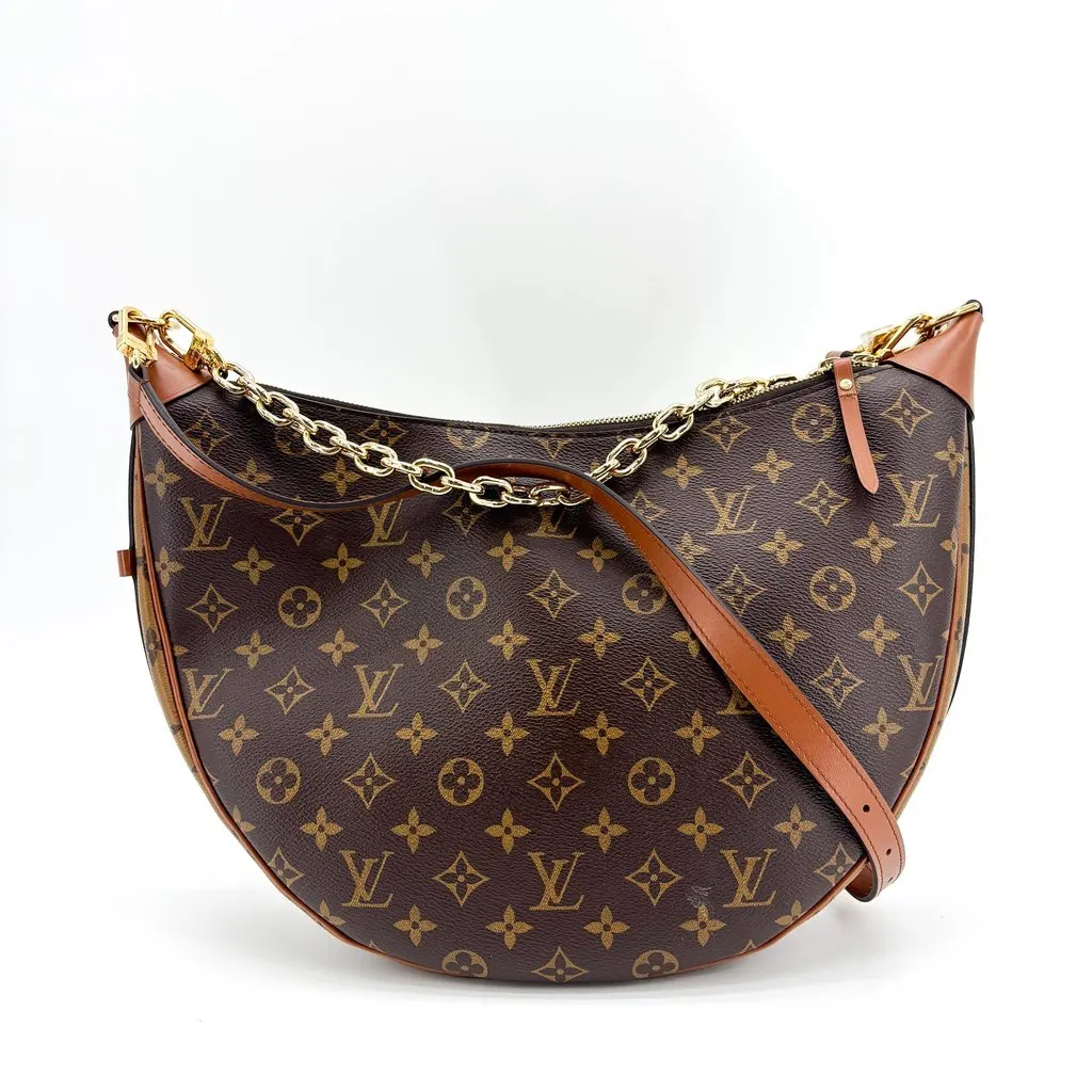 Louis Vuitton Loop GM Monogram Reverse Beige Canvas Good - Inside View