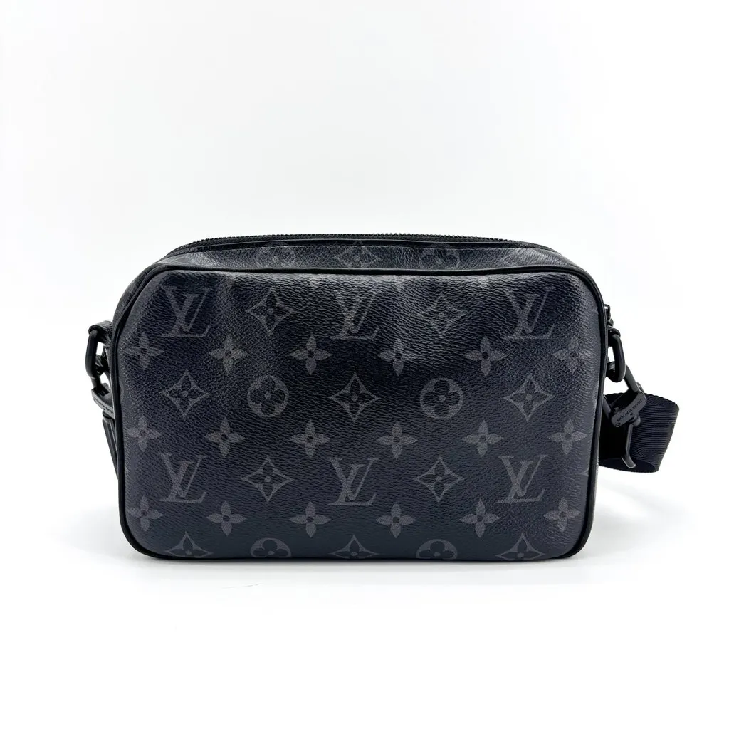 Louis Vuitton Gaston Wearable Wallet Monogram Eclipse Black Canvas Very good - Inside View