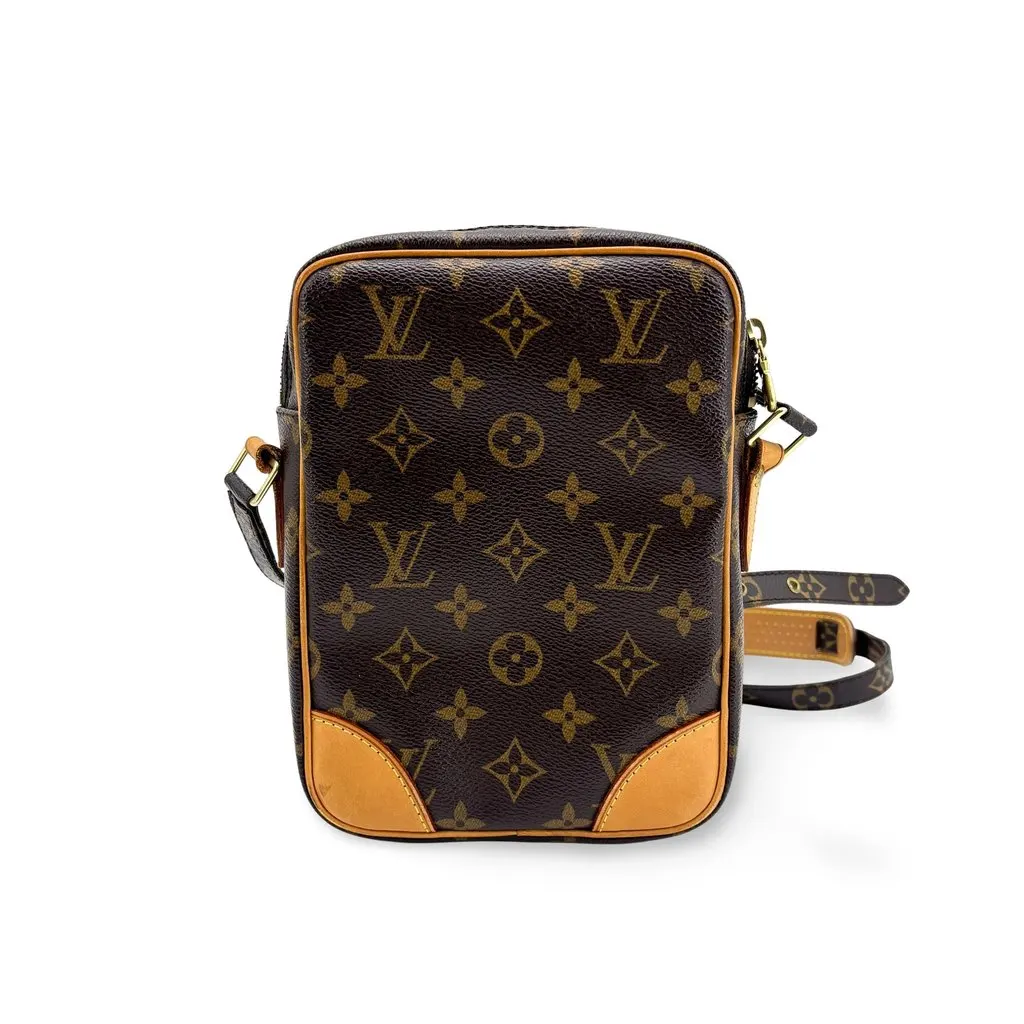 Louis Vuitton Monogram Danube PM Beige Canvas Very good - Front View