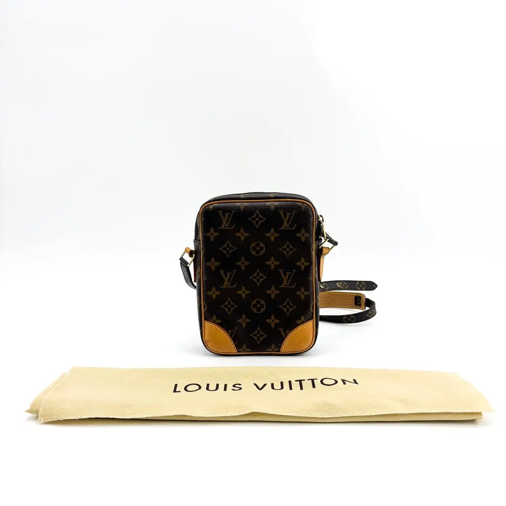 Louis Vuitton Monogram Danube PM Beige Canvas Very good - Back View