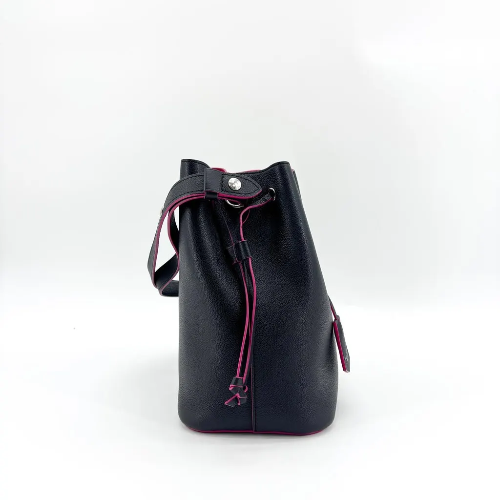 Louis Vuitton Lockme Bucket NV Marine Rouge Navy Leather Very good - Box View