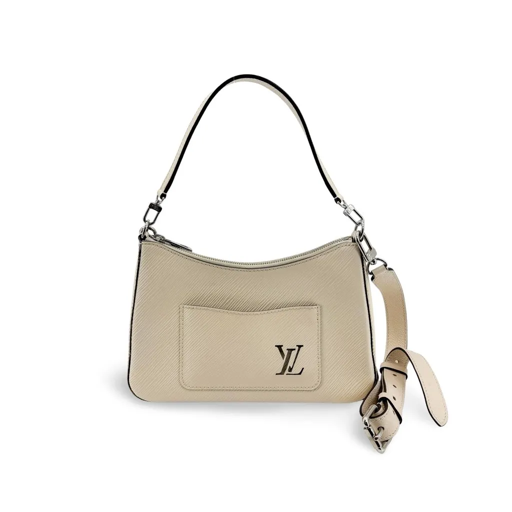 Louis Vuitton Marelle Epi Quartz Beige Leather Very good - Front View