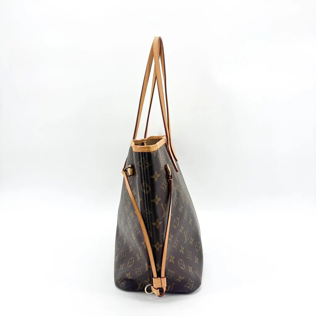 Louis Vuitton Neverfull MM Monogram Beige Canvas Good - Box View