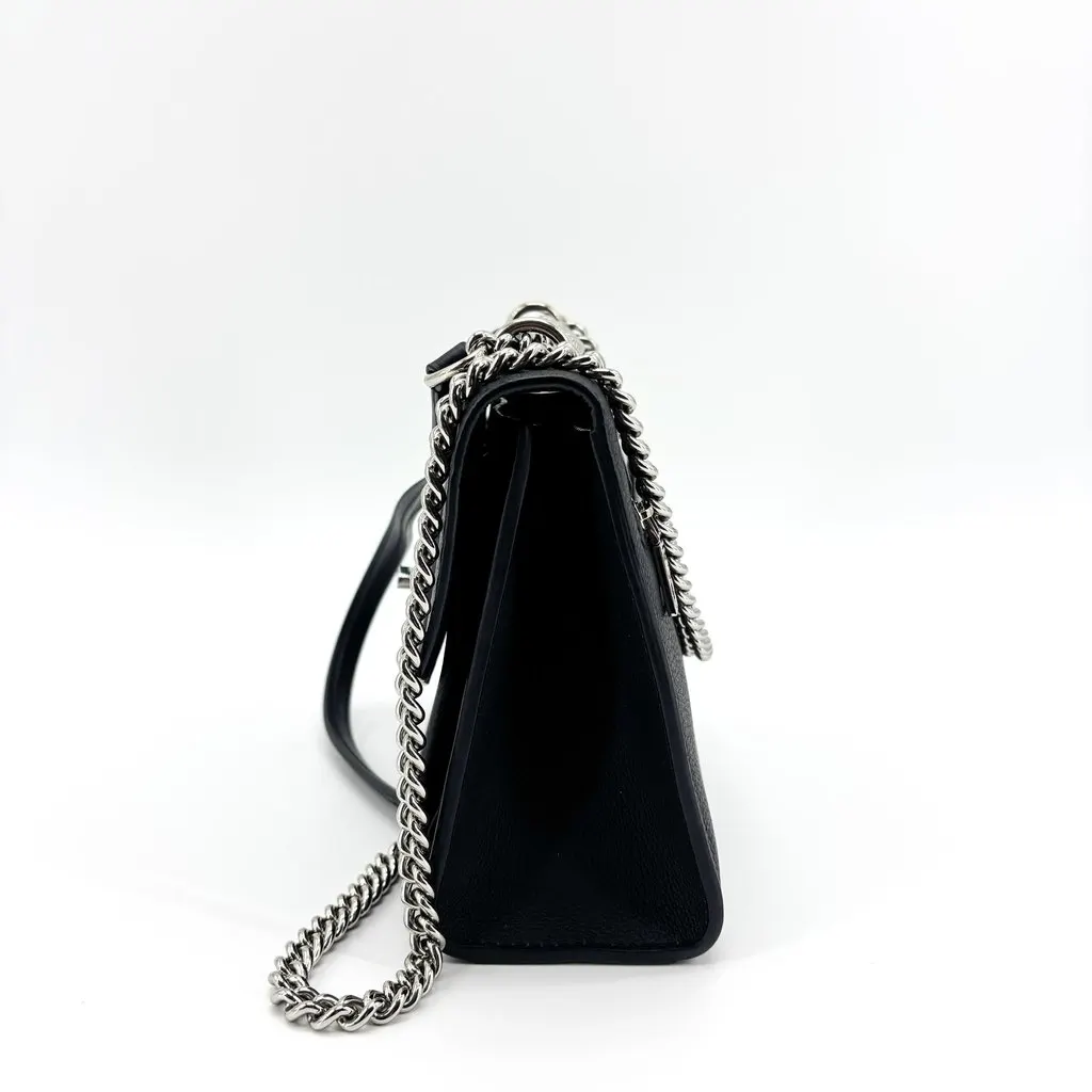 Louis Vuitton Lockme II BB Shoulder Bag Black Black Leather Good - Inside View