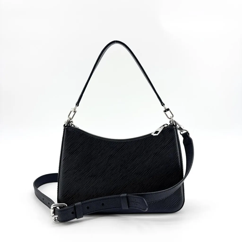 Louis Vuitton Marelle Epi Black Black Leather Very good - Inside View